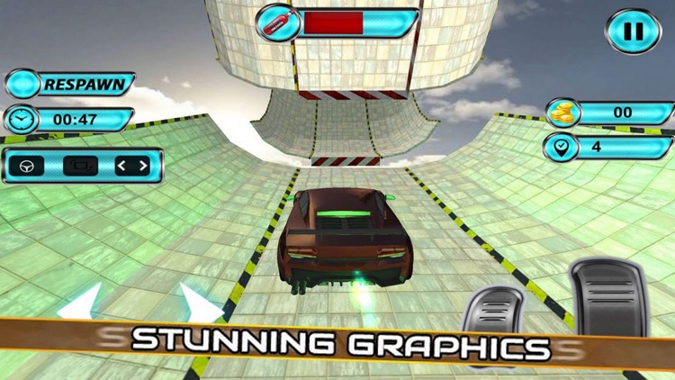 Vertical Ramp Stunts: Car Driv