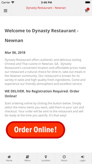 Dynasty Restaurant Newnan(圖1)-速報App