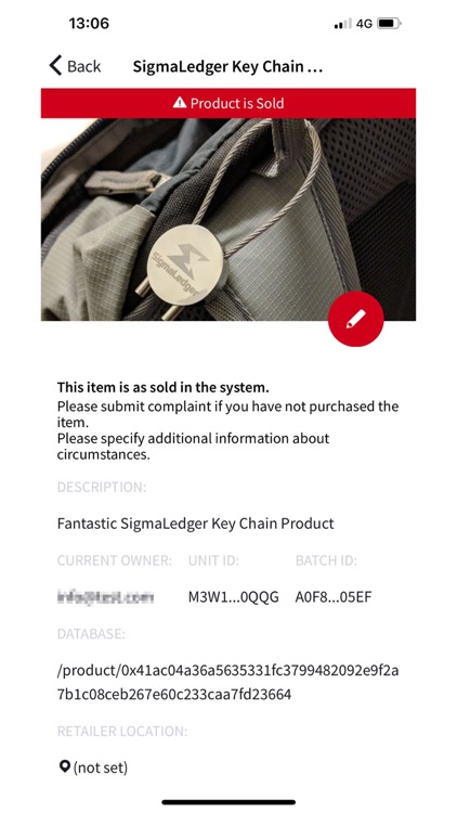 SigmaLedger Retailer