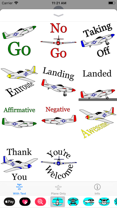 P-51D Mustang Sticker App screenshot 2