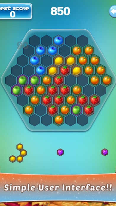 Shape Fruit Puzzle screenshot 2