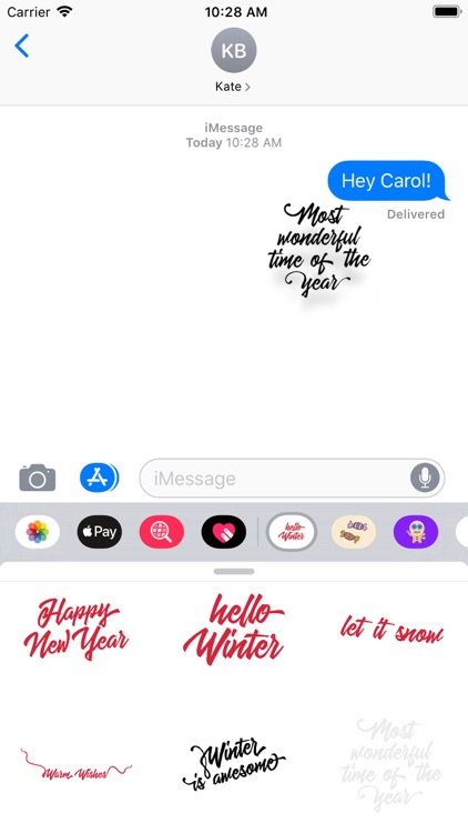 Christmas Lettering Stickers screenshot-3