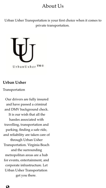 Urban Usher Transportation