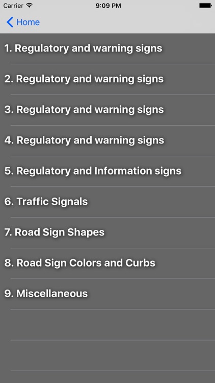 MD MVA Road Sign Flashcards