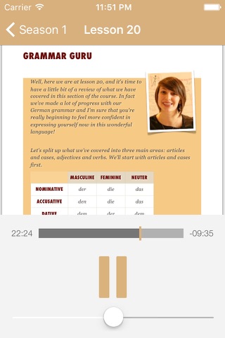 German - Coffee Break audio language course screenshot 4