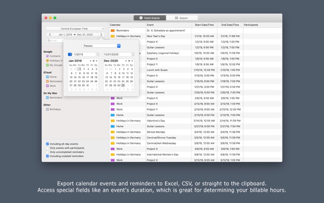 Export Calendars Pro(圖1)-速報App