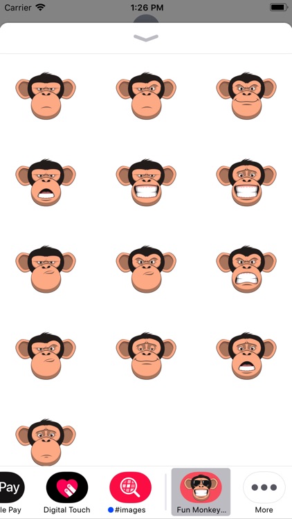 Fun Monkey Stickers