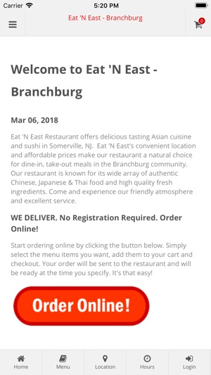 Eat 'N East Branchburg(圖1)-速報App