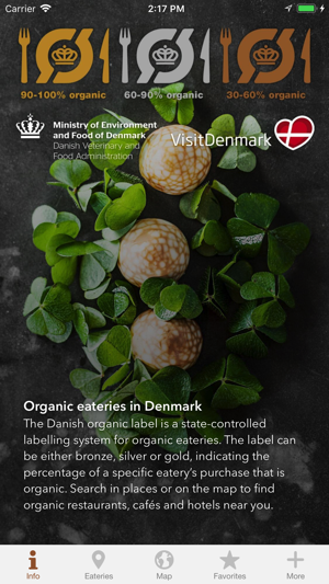 Organic eateries in Denmark