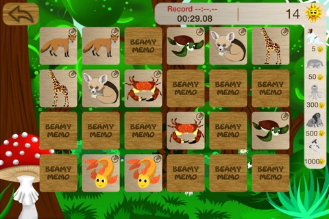 Beamy memo animals kid game screenshot 3