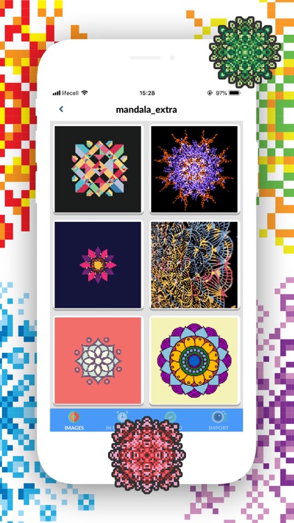Color Mandala: Pixel Art Fun