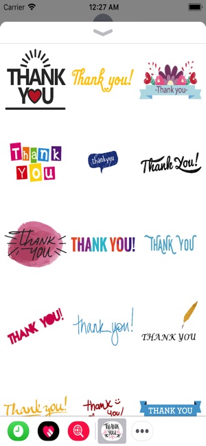 Thank You Stickers 2018