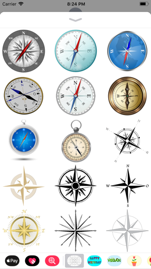 Compass Stickers