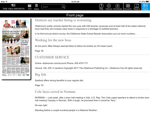 The Oklahoman Print Replica screenshot 4