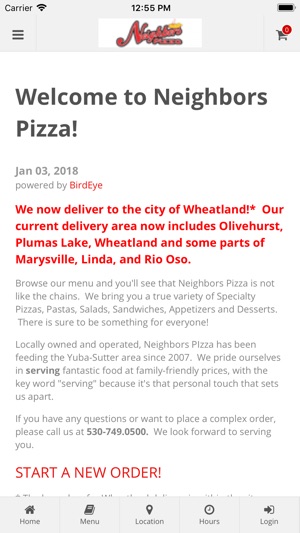 Neighbors Pizza Olivehurst