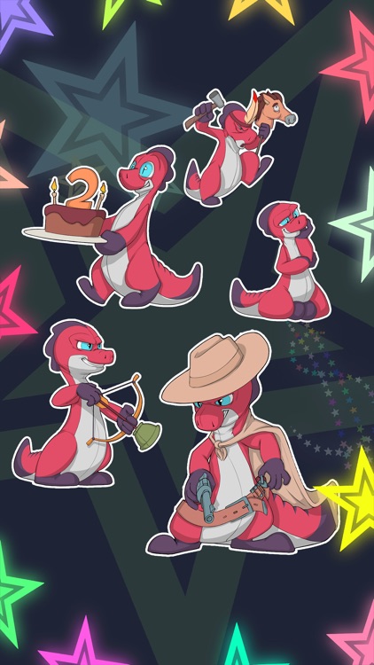 Jack Lizard Stickers for iMessage Starter Pack