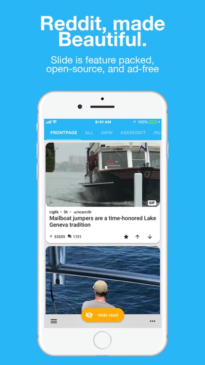 Slide for Reddit
