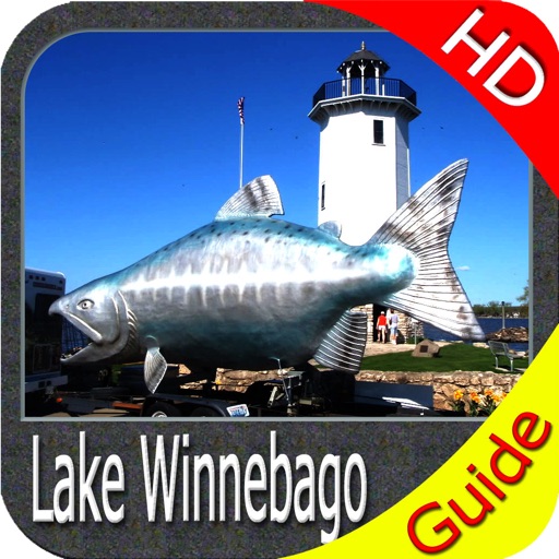 Lake Winnebago GPS map HD - fishing charts offline icon