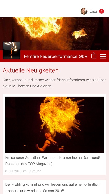 Femfire Feuerperformance