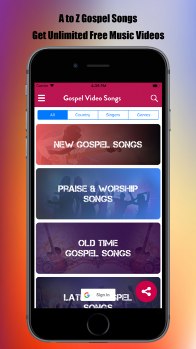 How to cancel & delete Gospel Music : Worship songs from iphone & ipad 1