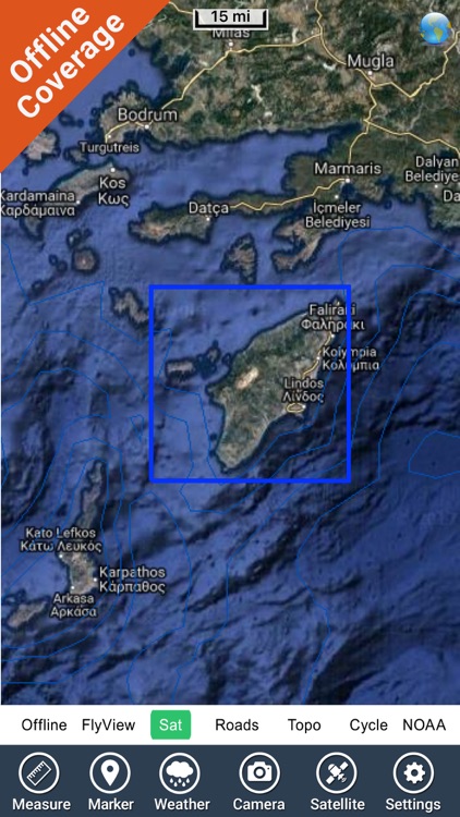 Rhodes - GR Island - GPS Chart screenshot-4