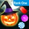 Candy Halloween is a match 3 puzzle game where you can switch, match, and collect candies with everyone's favorite Halloween characters