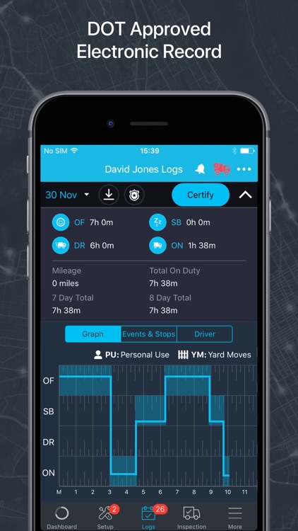 REVEAL ELD Logbook