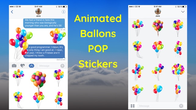 Animated Balloons Text Sticker(圖2)-速報App