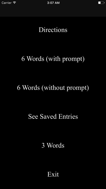 6 Word Stories.