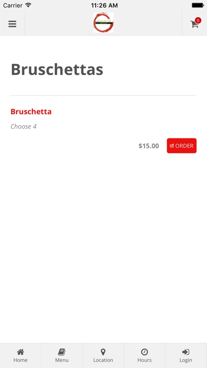 Stone & Vine Online Ordering