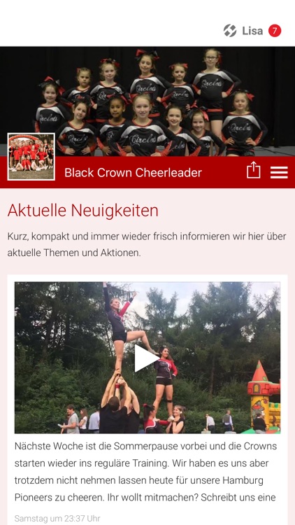 Black Crown Cheerleader