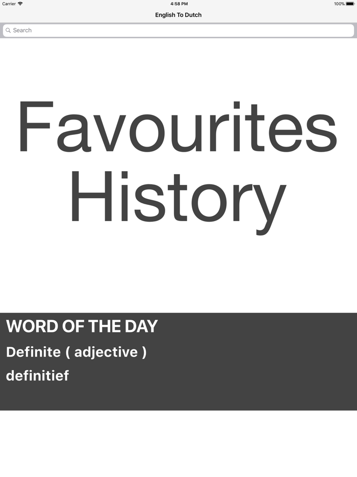 English To Dutch Dictionary