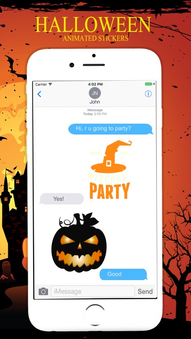 Animated Halloween Stickers! screenshot 4