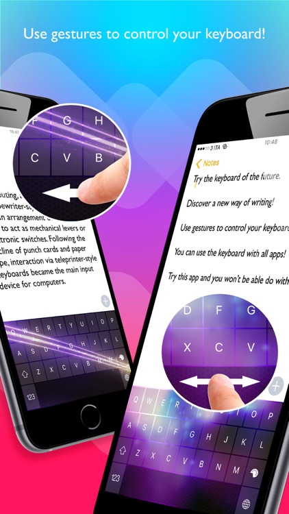 Color Swipe Keyboard