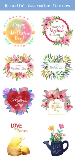 Game screenshot Watercolor Mother's Day Pack apk