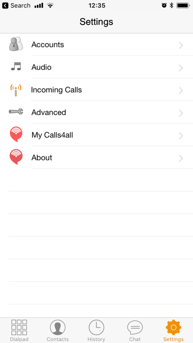 Calls4all screenshot 2
