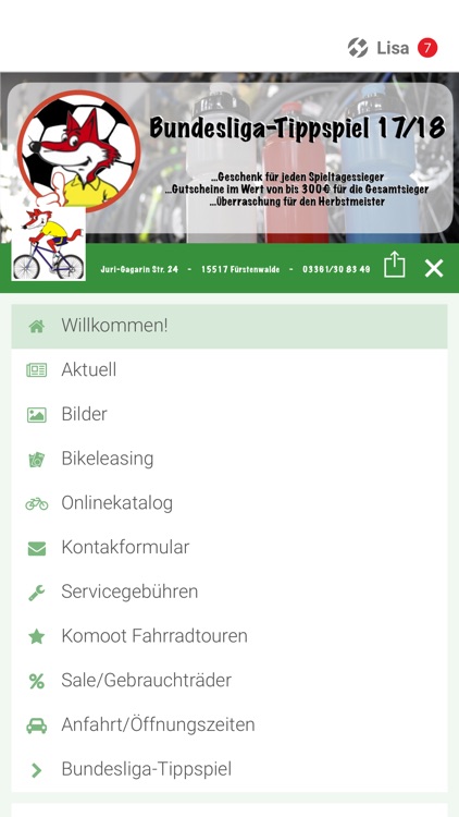 Die Fahrrad Füchse