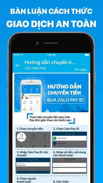 Hướng Dẫn Zalo Pay cho iPhone screenshot 3
