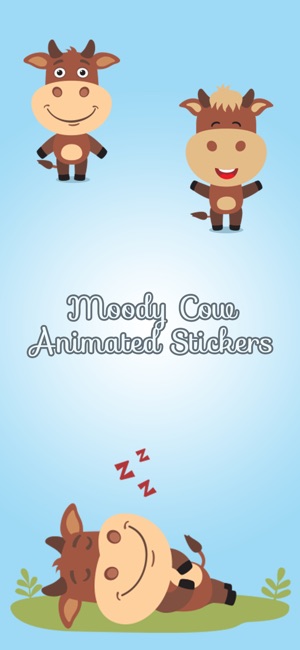 Animated Moody Cow