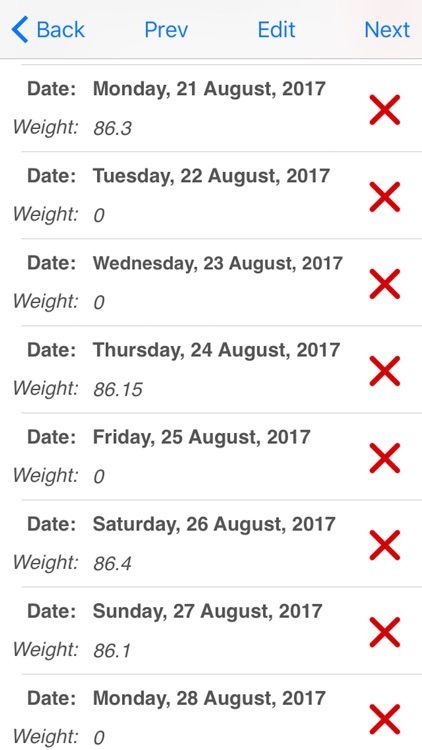 Weight Monitor screenshot-4