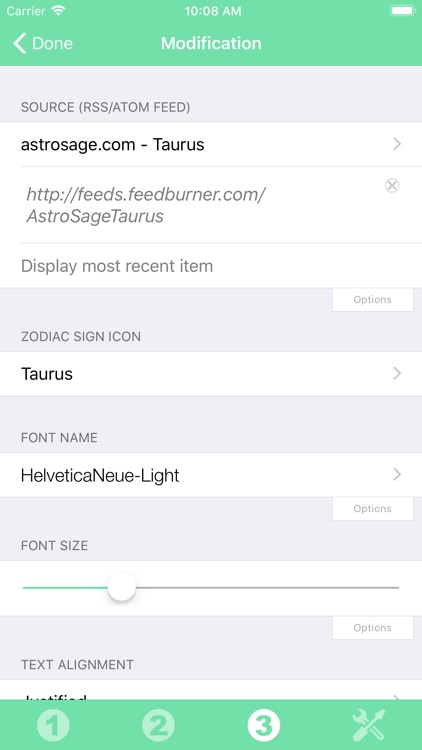 Horoscope Widget