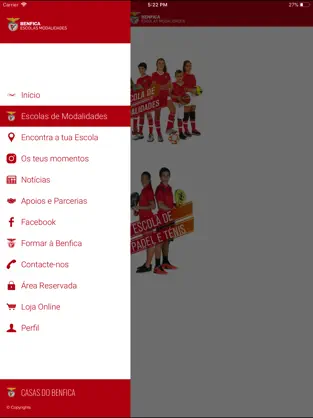 Screenshot 2 Benfica Escolas Modalidades iphone