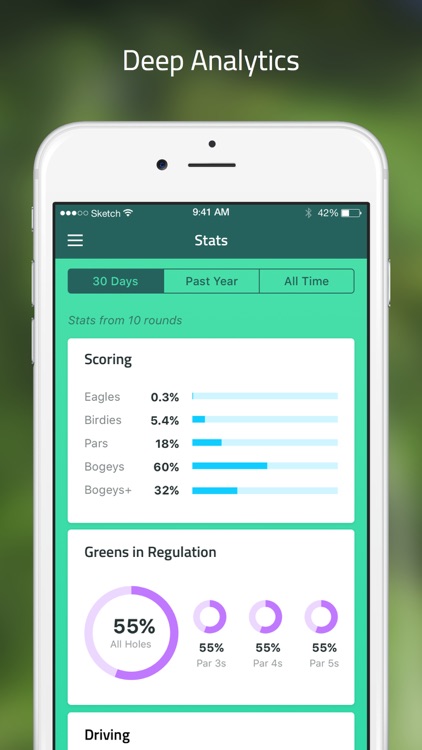Golf GPS: scorecard range find screenshot-4