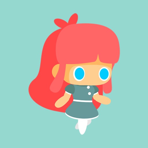 Cute Girl Dash Blocks Edition iOS App