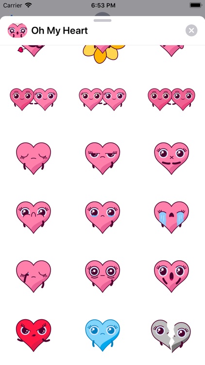 Oh My Heart Animated Stickers