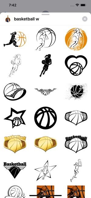 Women's Basketball Stickers(圖2)-速報App