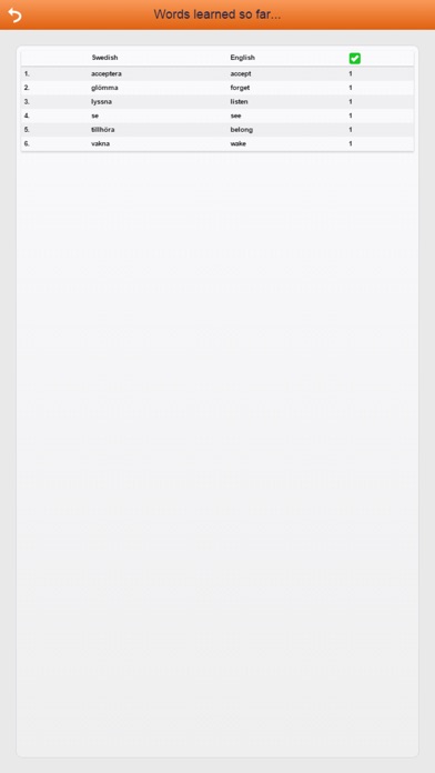 Learn Swedish Words 2.6.1 IOS -