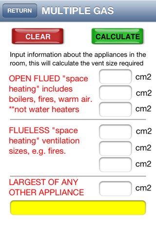 GB Gas Ventilation Calculator - náhled
