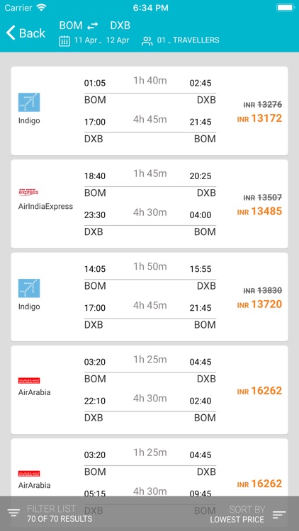 Orange Travel Booking screenshot-3