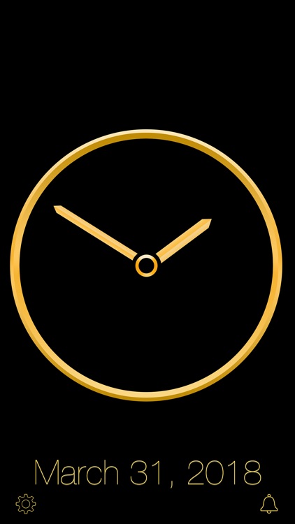 Gold Luxury Clock
